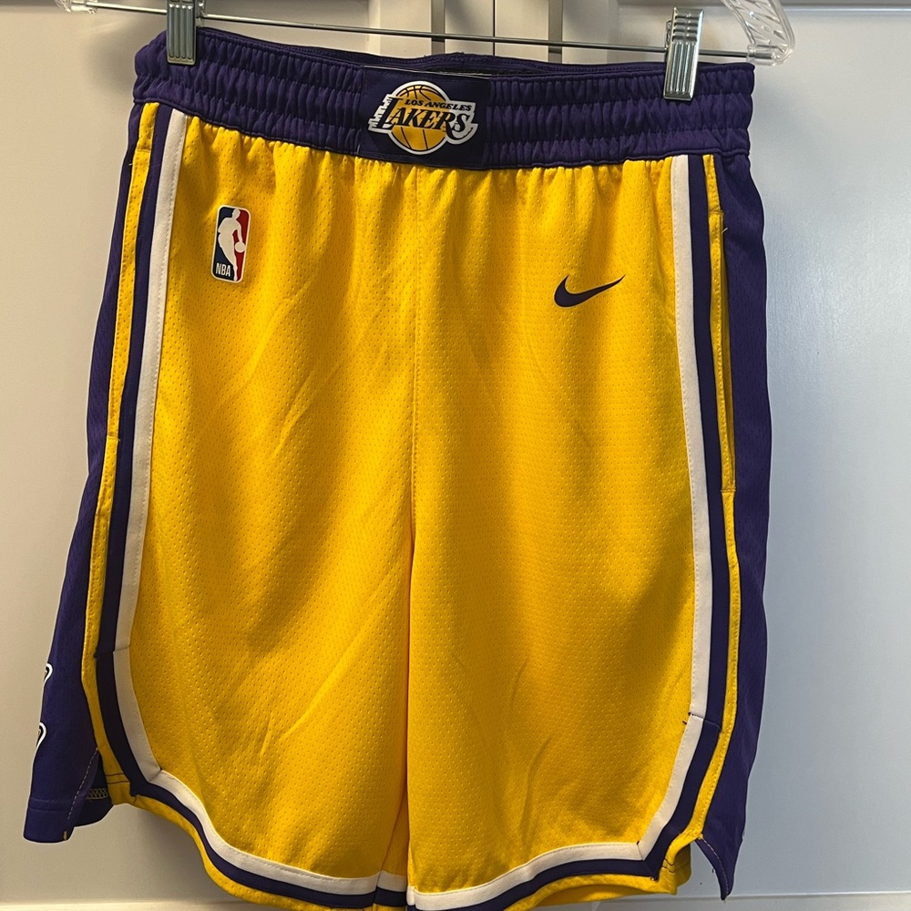 Los Angeles Lakers Icon Edition Authentic NBA Shorts